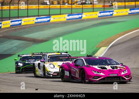 !( durante la 6 ore Rolex 2024 di San Paolo, 5° round del Campionato Mondiale Endurance 2024, dal 12 al 14 luglio 2024 sull'autodromo Jose Carlos Pace di Interlagos, Brasile Foto Stock