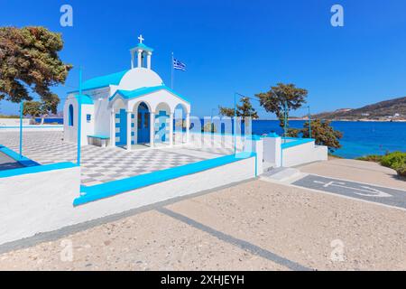 Cappella di Agios Nicholas, Pollonia, Isola di Milos, Isole Cicladi, Grecia Foto Stock