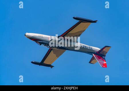 G-2 Galeb (Seagull) al CIAV Air Show 2024 a Varazdin, Croazia Foto Stock