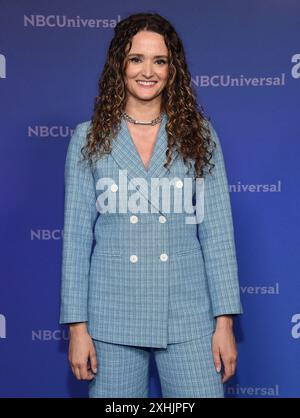 Pasadena, Stati Uniti. 14 luglio 2024. Christine Burke arriva al NBCUniversal Summer Press Tour 2024 al Langham Huntington Hotel il 14 luglio 2024 a Pasadena, CA. © OConnor/AFF-USA.com credito: AFF/Alamy Live News Foto Stock