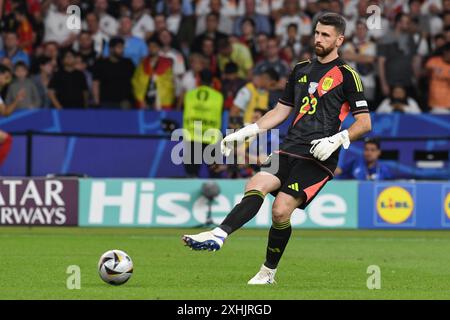 Monaco, Germania. 15 luglio 2024. MONACO, GERMANIA - 14 LUGLIO: Unai Simon di Spagna durante la finale di UEFA EURO 2024 tra Spagna e Inghilterra all'Olympiastadion il 14 luglio 2024 a Berlino, Germania.240714 SEPA 24 141 - 20240715 PD0201 credito: APA-PictureDesk/Alamy Live News Foto Stock