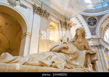 Francia, Parigi, Università della Sorbona, la Cappella, la tomba di Richelieu Foto Stock