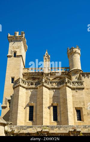 Francia, Herault, Beziers, cattedrale romanica di Saint-Nazaire Foto Stock