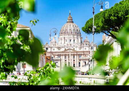 Basilica di San Pietro in primavera, città del Vaticano, Roma Foto Stock