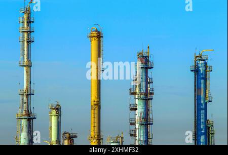 Raffineria di petrolio e gas in Ohio Foto Stock