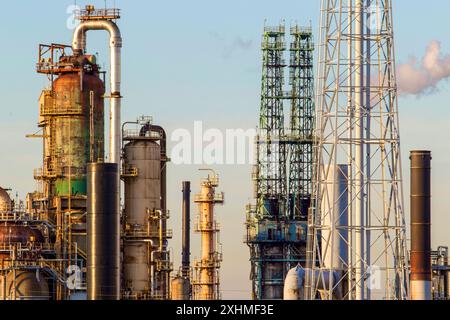 Raffineria di petrolio e gas in Ohio Foto Stock