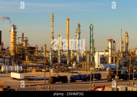 Raffineria di petrolio e gas in Ohio Foto Stock