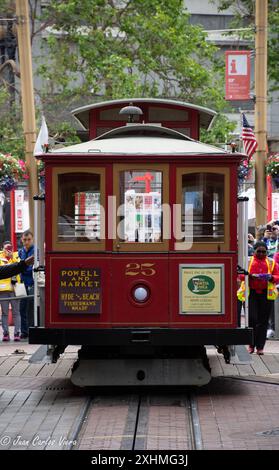 Ferrovia di San Francisco negli Stati Uniti Foto Stock