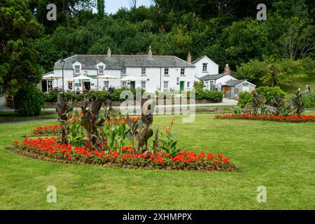 Il Newquay Heritage Museum nei pluripremiati Trenance Gardens in Cornovaglia nel Regno Unito. Foto Stock