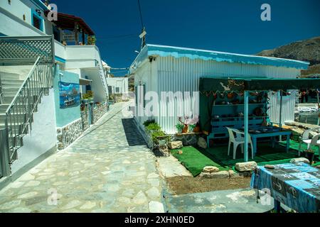 Kalymnos e l'isola di Telendos Foto Stock