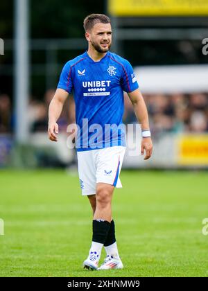 WEZEP, PAESI BASSI - 13 LUGLIO: Nicolas Raskin dei Rangers FC guarda durante l'amichevole pre-stagione tra AFC Ajax e Rangers FC allo Sportpark Foto Stock