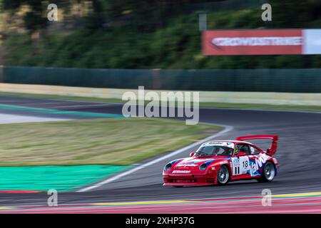 Franchorchamps, Belgio, 28 2024 giugno, #18 Heiko Ostmann DE) - Porsche 993 GT2 Bi-Turbo/1996 Endurance Racing Legends (1993-2013) - 24 ore di Spa AN Foto Stock