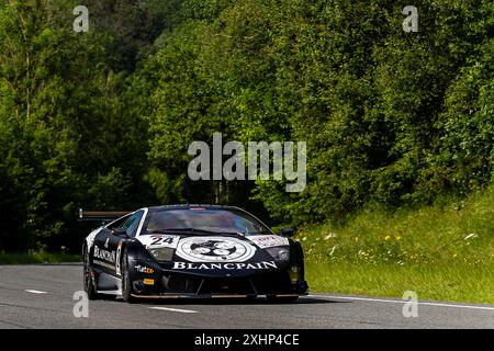 Franchorchamps, Belgio, 26 2024 giugno, #24 Jack Tetley (GB) - Lamborghini Gallardo GT3/2012 durante la 24 ore Crowdstrike 2024 di Spa, Endurance Ra Foto Stock