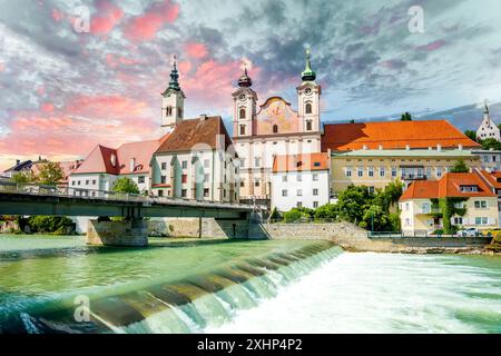 Steyr, Wachau, Austria Foto Stock