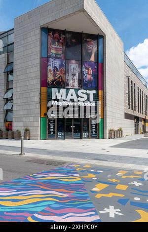 Mast Mayflower Studios, centro culturale e sede multi-arte nella città di Southampton, Hampshire, Inghilterra, Regno Unito Foto Stock