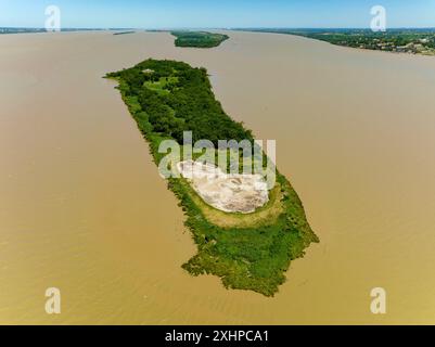 Francia, Gironde, estuario della Gironda, Ile Paté, che ospita Fort Paté, uno dei tre forti costruito nel 17th ° secolo da Vauban per costituire il ' Foto Stock