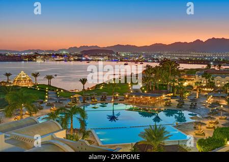 Egitto, Sinai, Sharm el Sheikh, Naama Bay Foto Stock