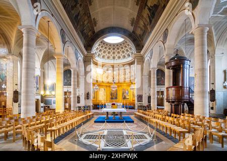 Francia, Parigi, Notre-Dame-de-Bonne-Nouvelle chiesa, monumento storico Foto Stock