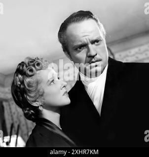 Cittadino Kane. Dorothy Comingore e Orson Welles in un film promozionale del 1941, Citizen Kane Foto Stock