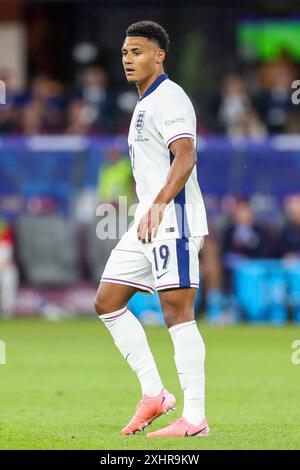 Berlino, Germania. 14 luglio 2024. L'attaccante inglese Ollie Watkins (Aston Villa) durante la finale di UEFA Euro 2024 Spagna contro Inghilterra allo stadio Olympiastadion di Berlino, Germania il 14 luglio 2024 Credit: Every Second Media/Alamy Live News Foto Stock