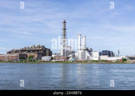 BASF, Lugwigshafen am Rhein, zona industriale, Mannheim, Baden-Wuerttemberg, Germania Foto Stock