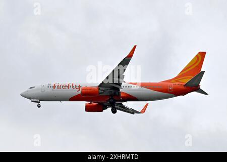 Aircraft Firefly, Boeing 737-800, 9M-MLH Foto Stock
