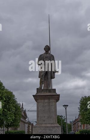 Dublino - Statua di Sir John Gray Foto Stock