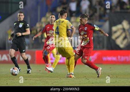 FC Petrolul Ploiesti vs FC Buzau Campionato rumeno Superliga 2024-2025 , 15.07.2024 , Stadio Ilie Oana , Ploiesti , Cristi Stavri Foto Stock