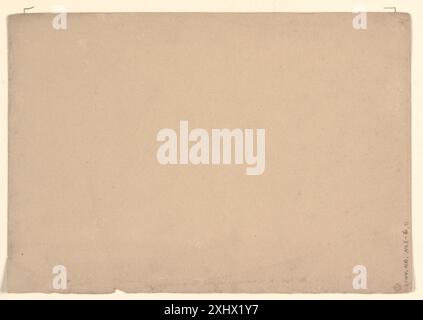 Disegno di Niels Larsen Stevns, che mostra un foglio vuoto utilizzato per gli schizzi o gli studi preparatori. Foto Stock