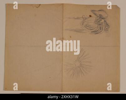 Disegno di Niels Larsen Stevns che mostra schizzi di uno scheletro umano, concentrandosi sulle ossa e sulla struttura anatomica. Foto Stock