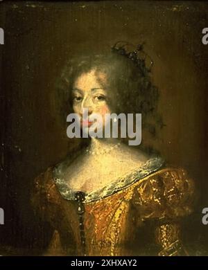 Charlotte Amalia, Regina Wuchters di Cristiano V, Abraham 1608 - 1682 Painting Menneske Maske Majestæt: kongelige portrætter i voks, Jørgen Hein, p. 62 kat. 24, afb. S/h P.63, ka2000-168, 2000 Charlotte Amalie, Regina di Cristiano V. Foto Stock