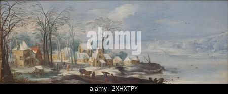 Winter Landscape Momper, Joos de II 1564 - 1635, Brueghel d.. Æ, Jan 1568 - 1625 Overdoor Flemish Paintings: 1600 - 1800, Olaf Koester, p. 171-72, afb. p. 347 fig. 101, 2000-589, 2000. Josse de Momper d.y.: prolegomena til studiet af hans maleri, Olaf Koester, P. 29f, fig. XXVI, 33500, 1966. Allgemeines Lexikon der bildenden Künstler von der Antike bis zur Gegenwart: Photomekanischer Nachdruck, Ulrich Thieme, vol. XXV: Pag. 53, 40559, 1965. Jan Brueghel der Ältere (1568-1625): Die Gemälde mit kritischem Oeuvrekatalog, Klaus Ertz, p. 625 nr. 417, 63346, poliziotto. 1979. Ernst Josephsons Barndom och hem, Foto Stock