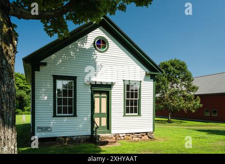 Cooley School Salmon Brook Historical Society   Granby, Connecticut, USA Foto Stock