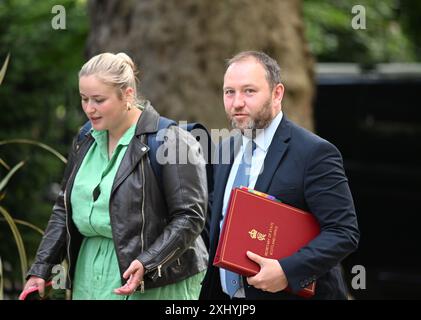 Downing Street, Londra, Regno Unito. 16 luglio 2024. Ministri del governo alla riunione del Gabinetto. Ian Murray, Segretario di Stato per la Scozia. Crediti: Malcolm Park/Alamy Live News Foto Stock