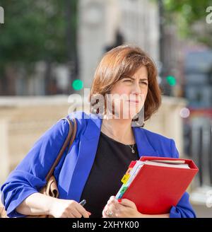 Londra, Regno Unito. 16 luglio 2024. Lucy Powell, Lord Presidente del Consiglio e leader della camera dei comuni visto in Whitehall Credit: Richard Lincoln/Alamy Live News Foto Stock