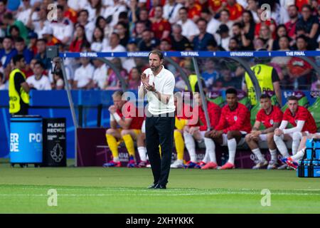 Gareth Southgate (Inghilterra, allenatore), GER, Spagna (ESP) vs Inghilterra (ENG), Fussball Europameisterschaft, UEFA EURO 2024, finale, 14.07.2024 foto: Eibner-Pressefoto/Michael Memmler Foto Stock