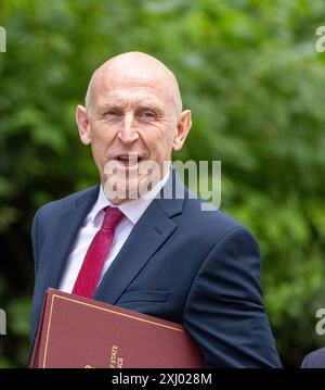 Londra, Regno Unito. 16 luglio 2024. John Healey, Segretario della difesa arriva ad una riunione di gabinetto al 10 di Downing Street a Londra. Crediti: Ian Davidson/Alamy Live News Foto Stock