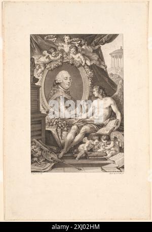 TITELBLAD TIL 'Descrizione delle principali pietre incise del Duca di Orleans Cabinet Saint-Aubin, Augustin de 1736 - 1807, Cochin d.Y., Charles-Nicolas 1715 - 1790 incisione in rame, Print Augustin de Saint-Aubin, Emmanuel Bocher, 202 IV, 2274, 1879. Les marques de collections de dessins & d'estampes: marques estampillées et écrites de collections particulières et publiques, Frits Lugt, 1625, 7027, 1921-1956 Titelblad til 'Description des principales pierres gravées du cabinet du duc d'Orleans Foto Stock