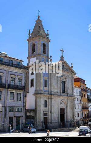 Porto, Portogallo - 7 luglio 2022: Chiesa São José das Taipas Foto Stock