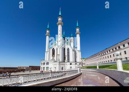La Moschea Sharif di Kazab nel giorno estivo soleggiato. Tatarstan, Russia Foto Stock