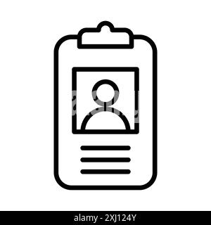 Icona di assegnazione logo lineare Set di marchi in bianco e nero per il Web Illustrazione Vettoriale