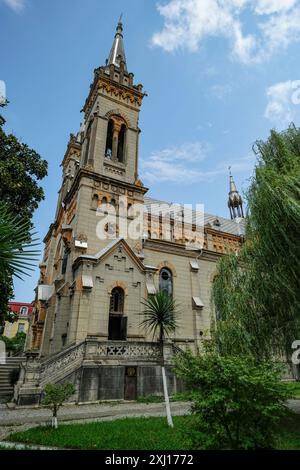 Batumi, Georgia - 16 luglio 2024: Vedute della Cattedrale della madre di Dio a Batumi, Georgia Foto Stock