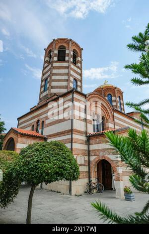 Batumi, Georgia - 16 luglio 2024: Chiesa di San Nicola è una chiesa greca costruita nel 1865 a Batumi, Georgia. Foto Stock