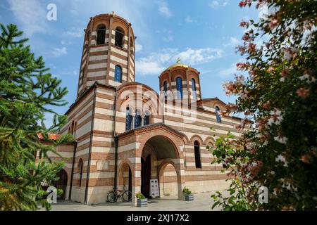 Batumi, Georgia - 16 luglio 2024: Chiesa di San Nicola è una chiesa greca costruita nel 1865 a Batumi, Georgia. Foto Stock