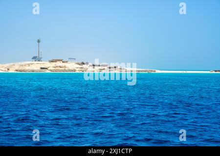 Gita per immersioni e snorkeling a Eygpt, Mar Rosso, Mahmya e Paradise Island Foto Stock