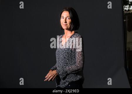 Edimburgo, Scozia. 20 agosto 2018. L'autrice Sarah Rainsford partecipa a una chiamata fotografica durante l'Edinburgh International Book Festival Foto Stock