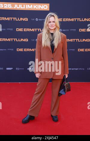 Kara Edenberg bei der „die Ermittlung“ Film Premiere AM 16.07.2024 a Berlino Foto Stock