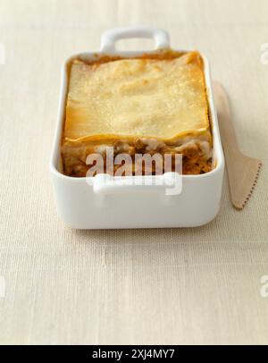 Lasagne di pollo Foto Stock