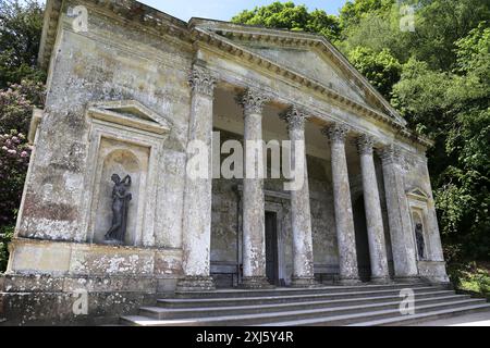 Pantheon, Stourhead Gardens, Stourton con Gasper, Warminster, Wiltshire, Inghilterra, Gran Bretagna, Regno Unito, Regno Unito, Europa Foto Stock