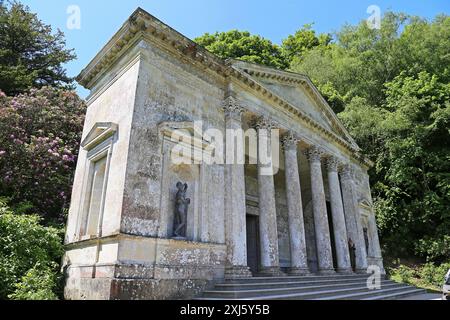 Pantheon, Stourhead Gardens, Stourton con Gasper, Warminster, Wiltshire, Inghilterra, Gran Bretagna, Regno Unito, Regno Unito, Europa Foto Stock